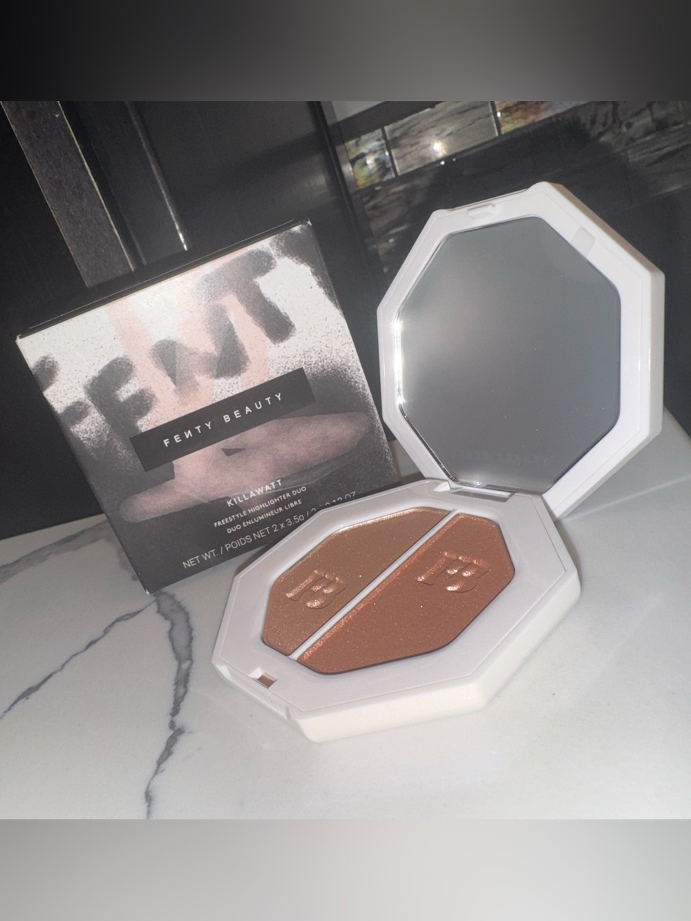 Fenty Beauty Killawatt Freestyle Highlighter Duo – Afternoon Snack / Mo’ Hunny